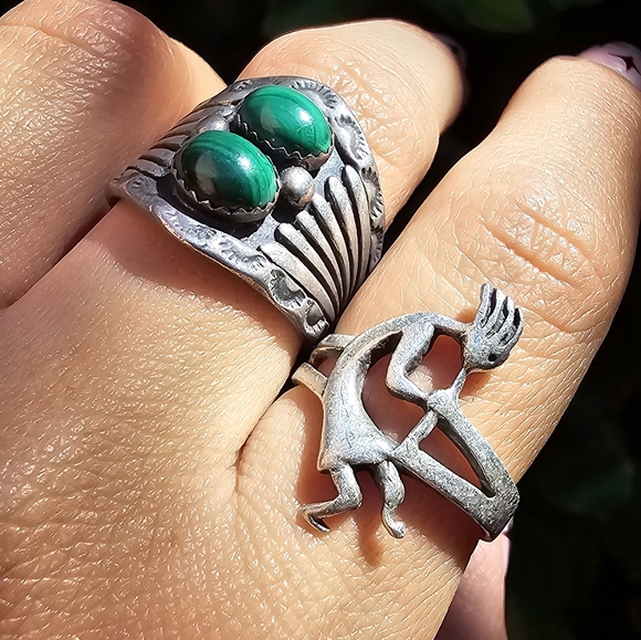 Sterling Kokopelli Ring - Picture 7 of 7